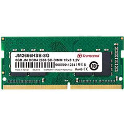Transcend 8GB JM DDR4 2666 SO-DIMM 1Rx8 Module mémoire pour PC portable DDR4 8 GB 1 x 8 GB 2666 MHz SO-DIMM 260 broches -0