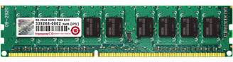 Transcend JetMemory Module mémoire pour PC DDR3 4 GB 1 x 4 GB ECC 1333 MHz DIMM 240 broches CL9 TS4GJMA343N