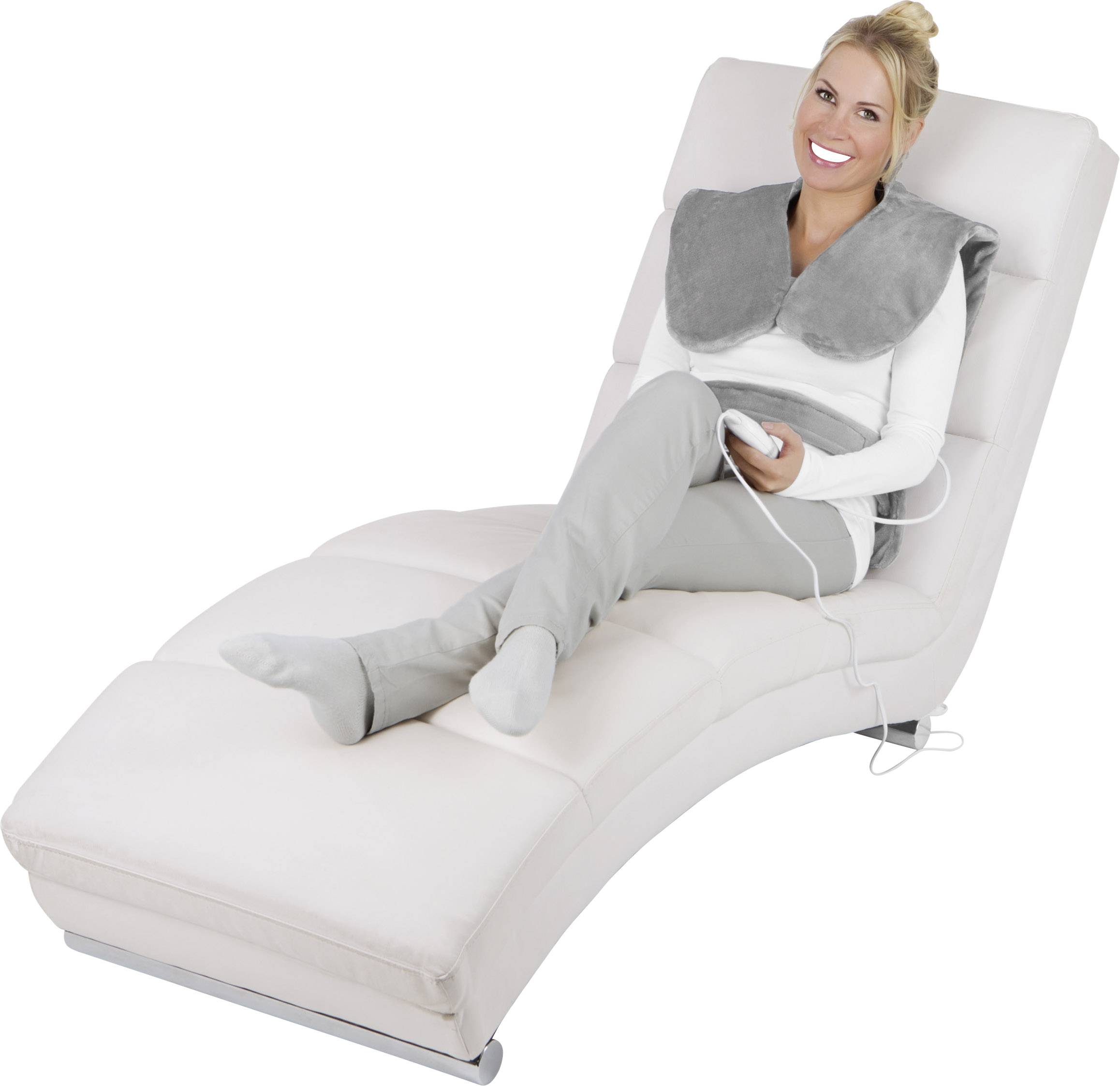 VitalMaxx 2844 Couverture chauffante 100 W gris-1