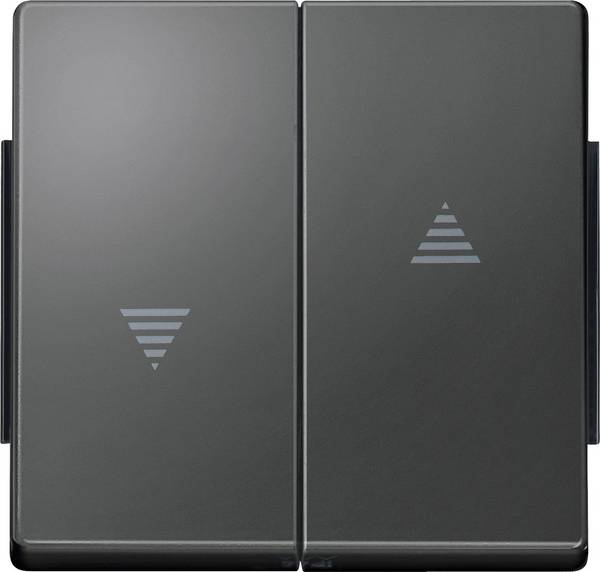 Merten  Cache Interrupteur va-et-vient Aquadesign anthracite 343414 1 pc(s)
