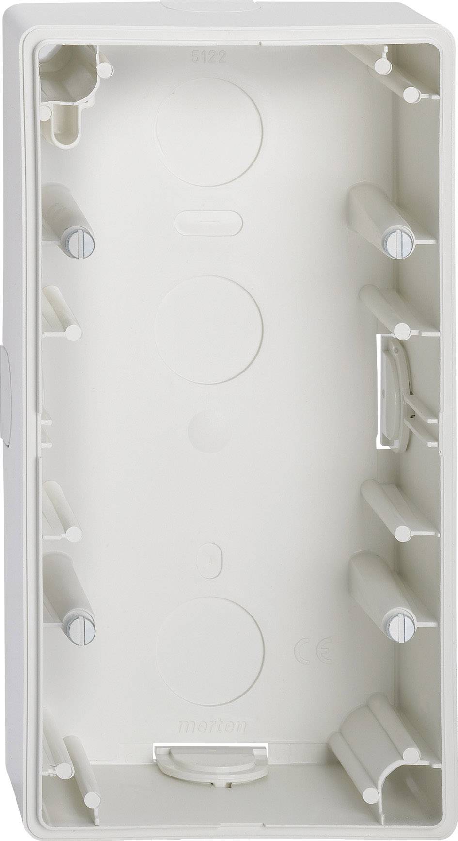Merten 512219 Boîte de dérivation (L x l x H) 37 x 80 x 151 mm blanc polaire IP20 1 pc(s)