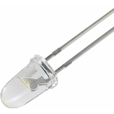 Yoldal YZ-WS3D60N LED  blanc lumineux rond 3 mm 4500 mcd 60 ° 20 mA 3.2 V 