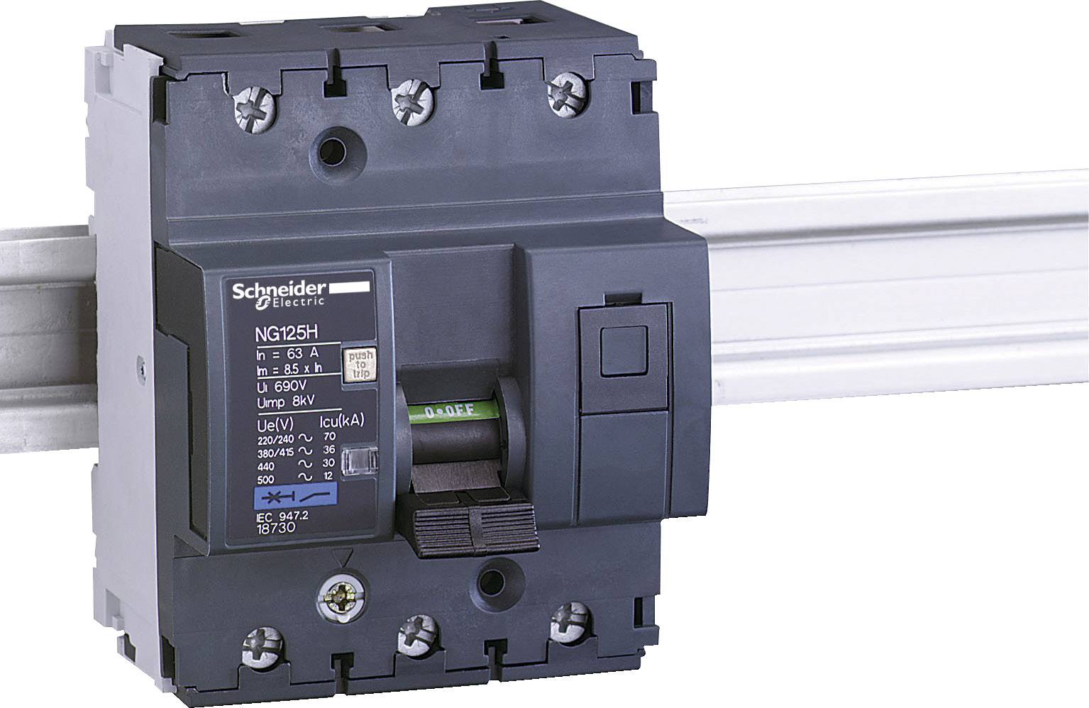 Schneider Electric 18724 375 V/DC, 240 V/AC, 415 V/AC, 440 V/AC, 500 V/AC 16 A 1 pc(s)