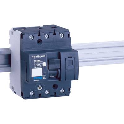Disjoncteur de Schneider Electric monté sur rail, modèle NG125L, 63 A, adapté pour 50/60 Hz.