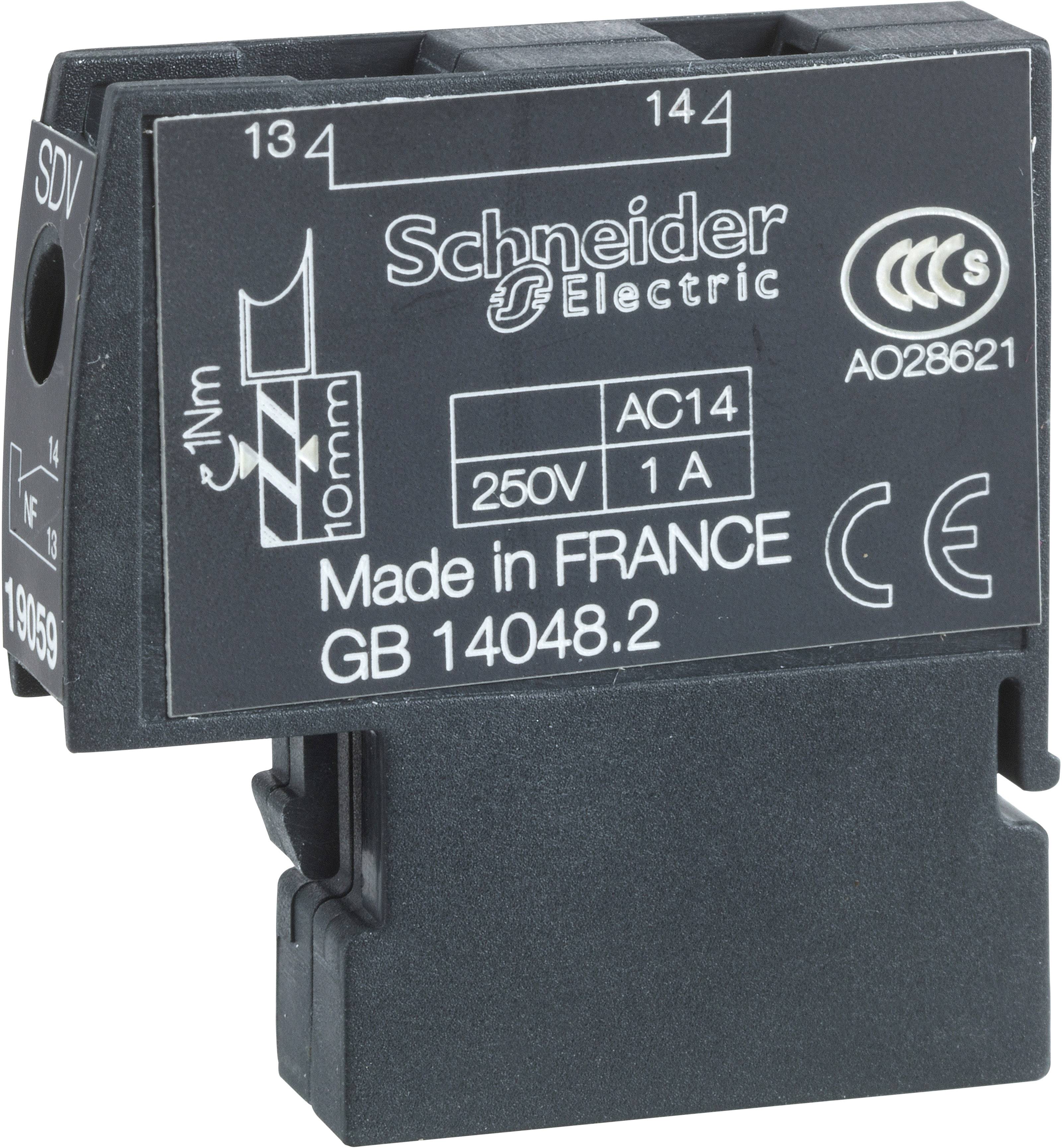 Accessoires de disjoncteur de protection Schneider Electric 19059 1 A 1 pc(s)