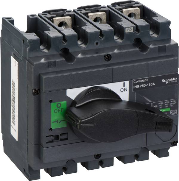 Interrupteur sectionneur  Schneider Electric 31104 125 V/DC, 690 V/AC 160 A  1 pc(s) Piece