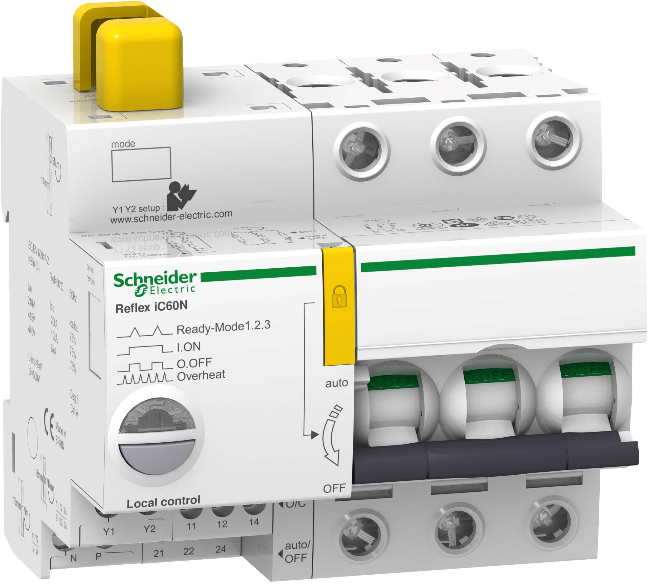 Schneider Electric A9C62325 A9C62325 Disjoncteur 25 A 230 V