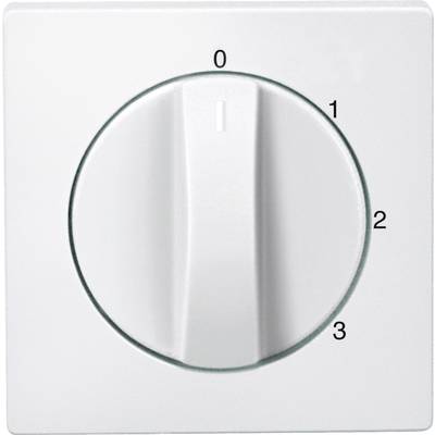 Un commutateur rotatif blanc avec des positions de 0 à 3. Le commutateur est réglé sur 0.