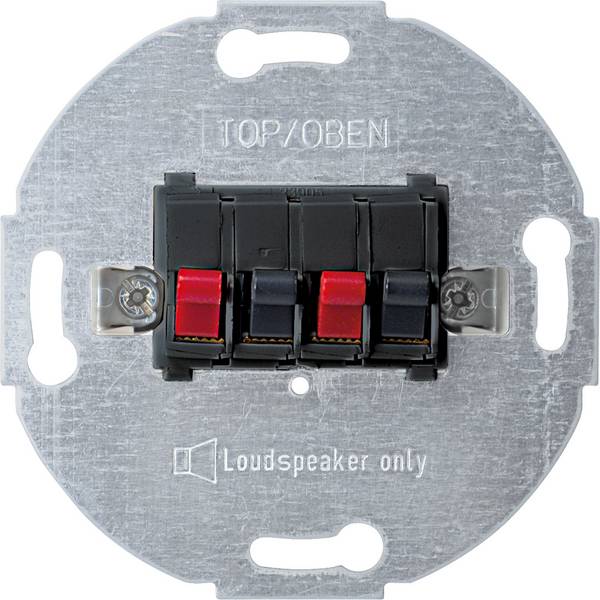 Merten  Insert Prise pour haut-parleur  anthracite 467014 1 pc(s)