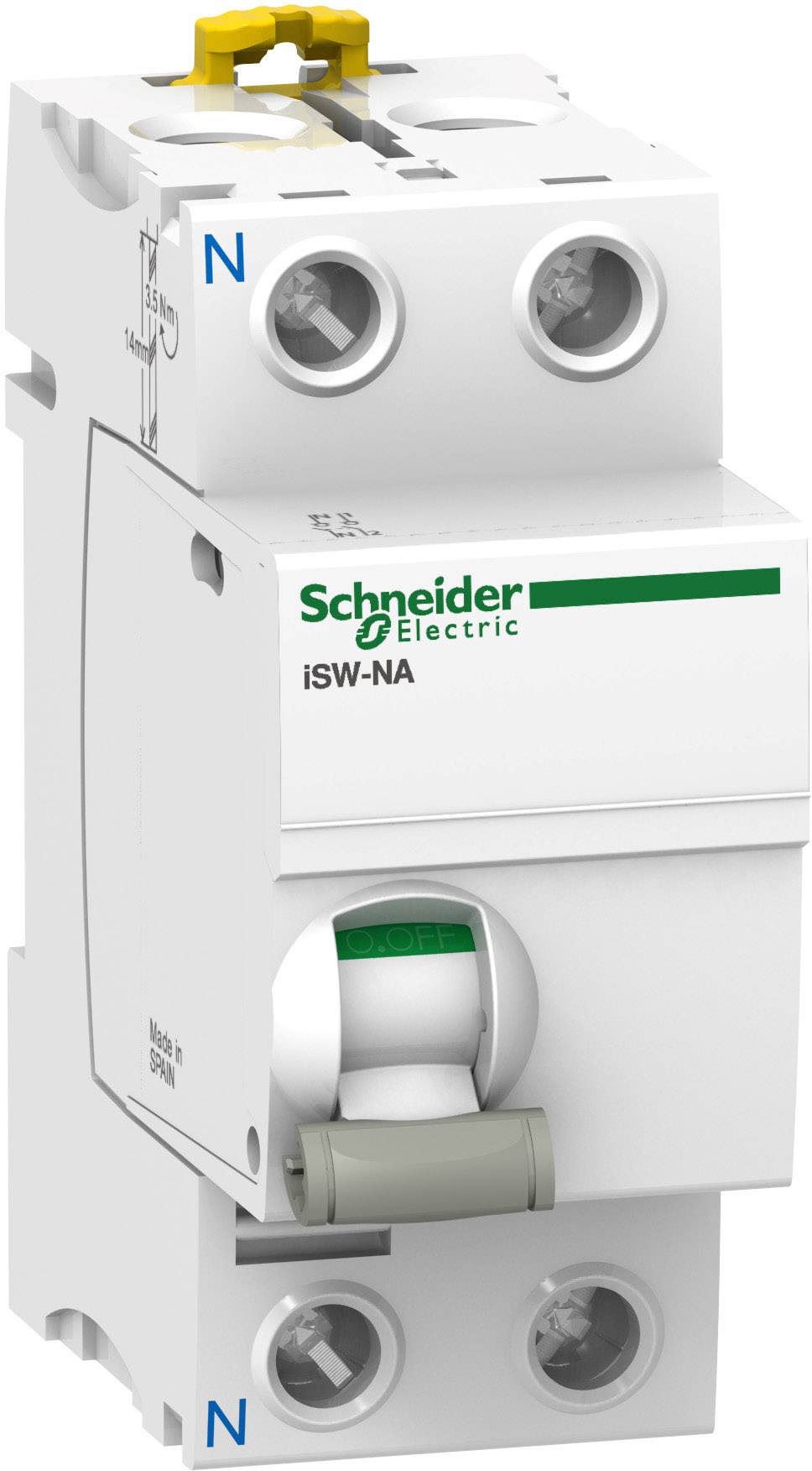 Interrupteur à coupure en charge; 63 A 240 V Schneider Electric A9S70663