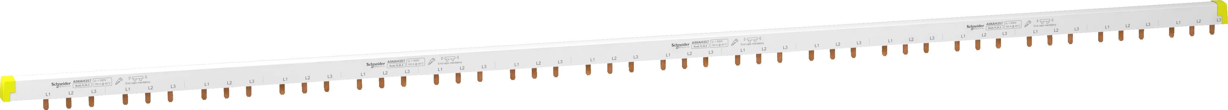 Schneider Electric A9XAH357 Acti9 iC60 - Peigne à dents A9XAH357 Schneider Electric Rail de phase blanc 1 pc(s)