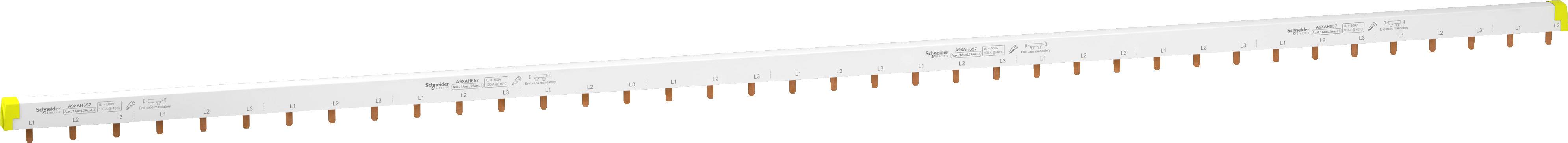 Schneider Electric A9XAH657 Acti9 iC60 - Peigne à dents A9XAH657 Schneider Electric Rail de phase 1 pc(s)