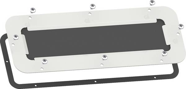 Schneider Electric NSYTLEME Passe-câbles avec bride  Ø max. des bornes 26 mm Epaisseur de plaque (maxi) 1.5 mm Elastomère gris clair (RAL 7035) 1 pc(s)