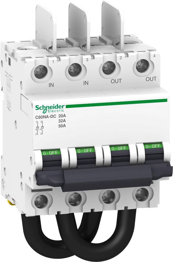 Interrupteur à coupure en charge;      50 A  1000 V  Schneider Electric A9N61690