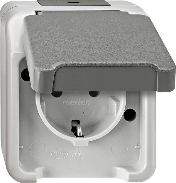 Merten Prise de courant AQUASTAR gris clair MEG2400-8029 1 pc(s)
