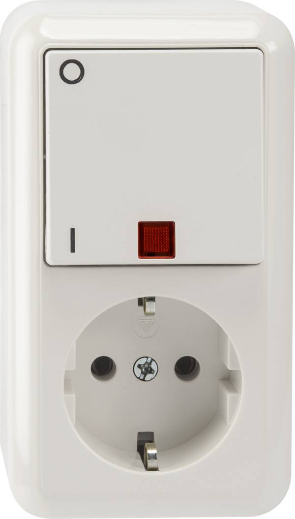 Merten complet Interrupteur et prise blanc polaire MEG3499-8719 1 pc(s)
