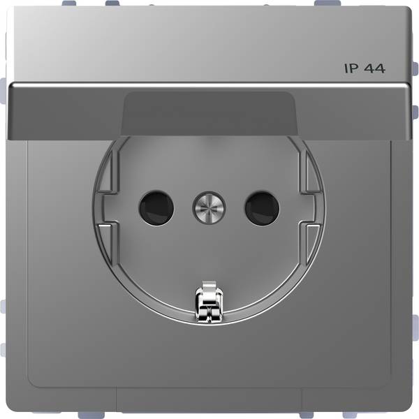 Merten Prise de courant System Design acier inoxydable MEG2314-6036 1 pc(s)