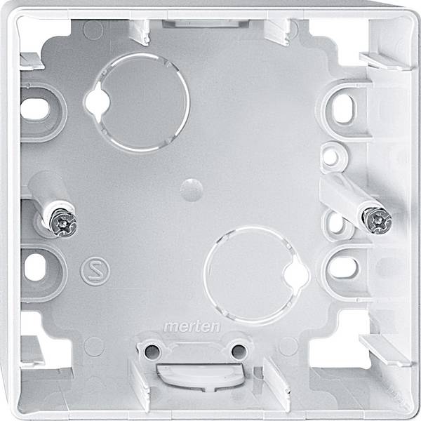 Merten 519119 Boîte de dérivation (L x l x H) 42 x 80 x 80 mm blanc polaire IP20 1 pc(s)
