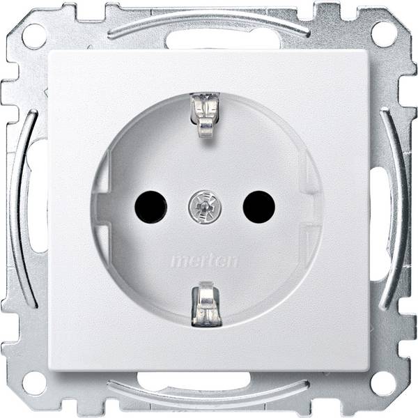 Merten   Prise de courant System M blanc polaire MEG2300-0419 1 pc(s)
