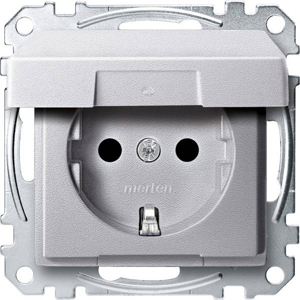 Merten   Prise de courant System M aluminium MEG2310-0460 1 pc(s)