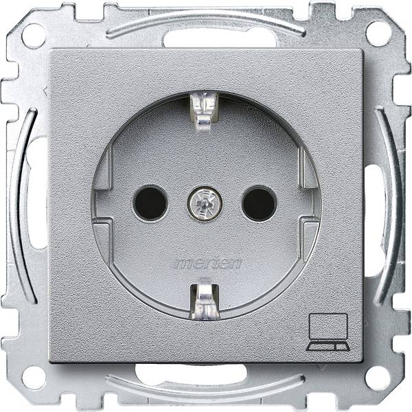 Merten   Prise de courant System M aluminium MEG2350-0460 1 pc(s)