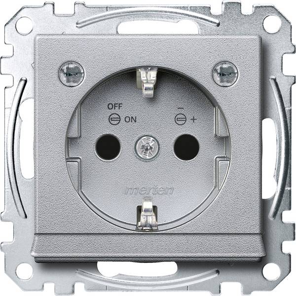 Merten   Prise de courant System M aluminium MEG2304-0460 1 pc(s)
