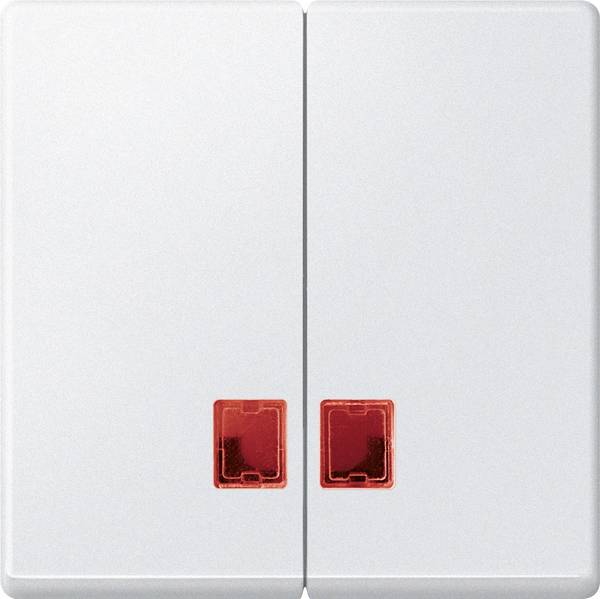 Merten  Cache Interrupteur va-et-vient System M blanc polaire MEG3456-0419 1 pc(s)