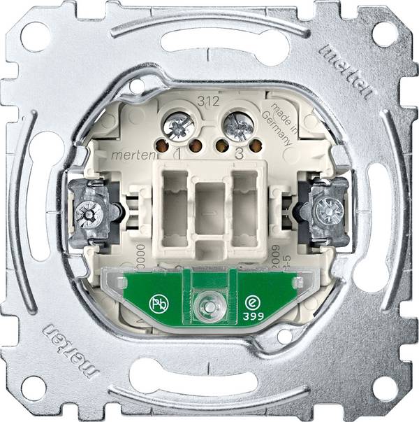Merten  Insert Interrupteur, Interrupteur avec témoin lumineux   MEG3502-0000 1 pc(s)