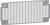 Une tôle perforée rectangulaire en argent avec de petites ouvertures carrées, utilisée pour la ventilation ou comme couvercle de protection.