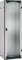 Armoire de serveur grise avec porte vitrée. Adaptée au stockage sécurisé des équipements réseau et serveurs dans les centres de données.