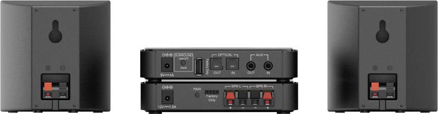 Hama RS100 2.0 Système Surround noir fixation murale-1