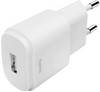 Hama charger 1.2 Chargeur USB 5 W USB blanc pour prise murale