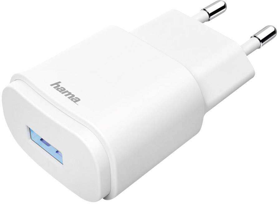 Hama charger 1.2 Chargeur USB 5 W USB blanc pour prise murale-1