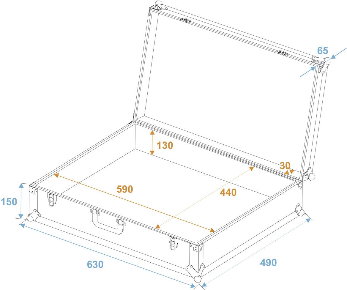 Roadinger 30126103 30126103 Mallette universelle (L x l x H) 470 x 620 x 190 mm-4