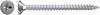 Fischer 551078 Vis agglo 3.5 mm 20 mm cruciforme Pozidriv étamé par galvanisation 1000 pc(s)