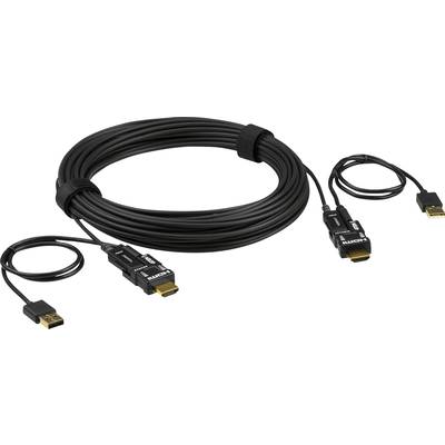 Câble de raccordement ATEN HDMI Fiche mâle HDMI-A, Fiche mâle HDMI-A 30.00 m noir VE7833-AT  Câble HDMI