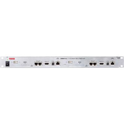 Dos d'un appareil audio numérique avec plusieurs connexions telles que XLR, AES IN/OUT et Ethernet, utilisé pour la transmission audio professionnelle.
