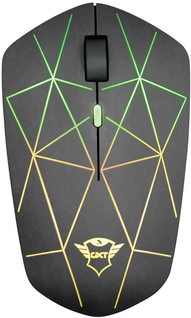 Trust GXT117 Strike Souris de gaming radio optique noir 6 Boutons 1400 dpi éclairé, rechargeable-4