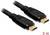 'Câble HDMI noir, de 3 mètres de long, avec deux connecteurs.'