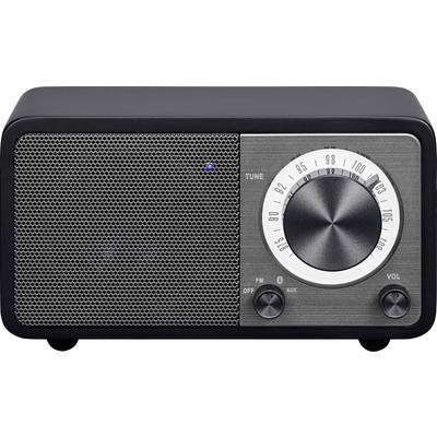 Sangean WR-7 Genuine Mini Radio de table FM Bluetooth  rechargeable noir