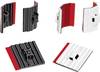 Embase de fixation HellermannTyton FMB4APT-I-PA66HS-BK 151-02659 noir autocollant base flexible, 4 voies 10 pc(s)
