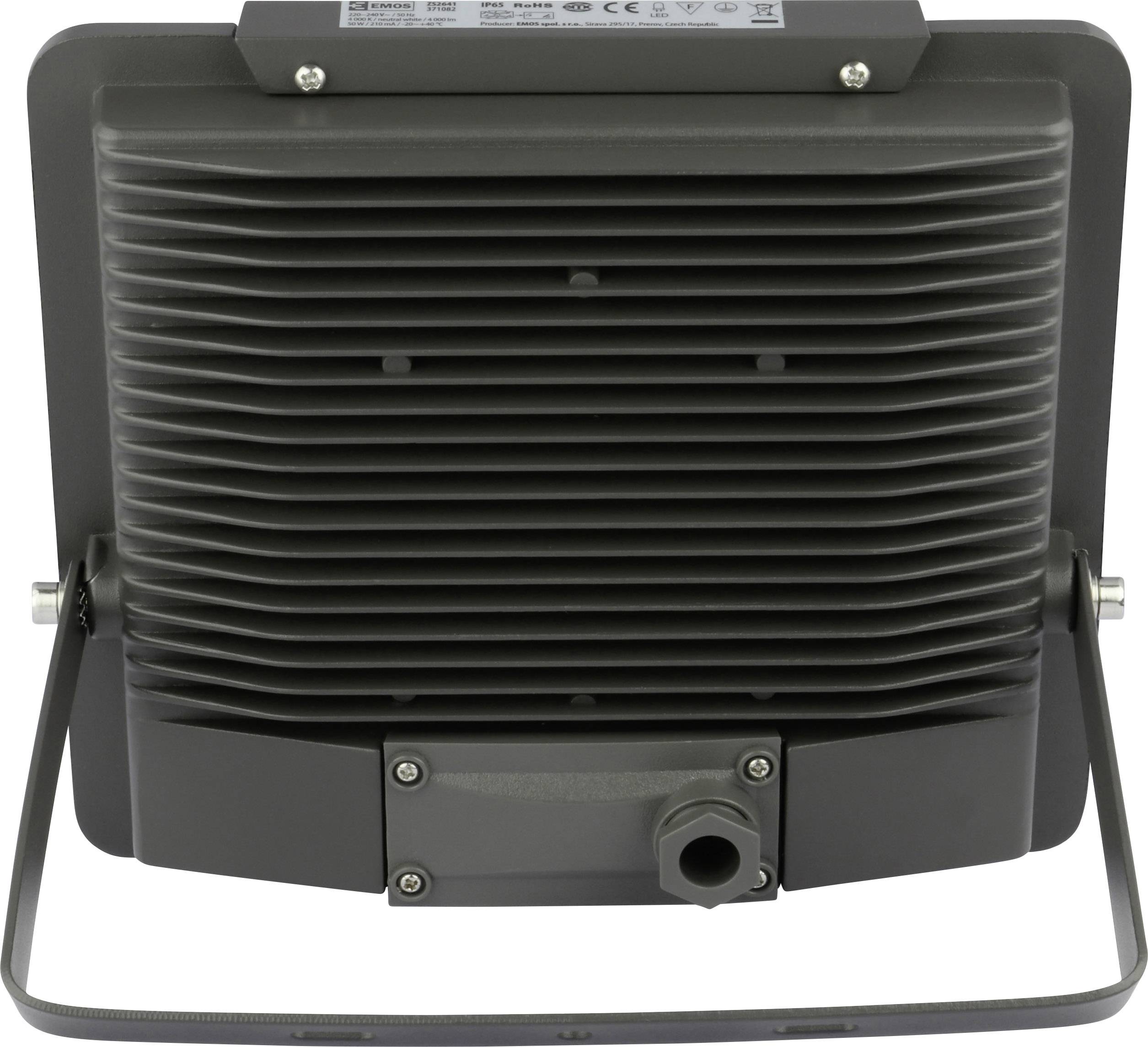 Projecteur LED extérieur avec détecteur de mouvements Emos Ideo 850EMIDS40WZS2741 50 W blanc neutre-5