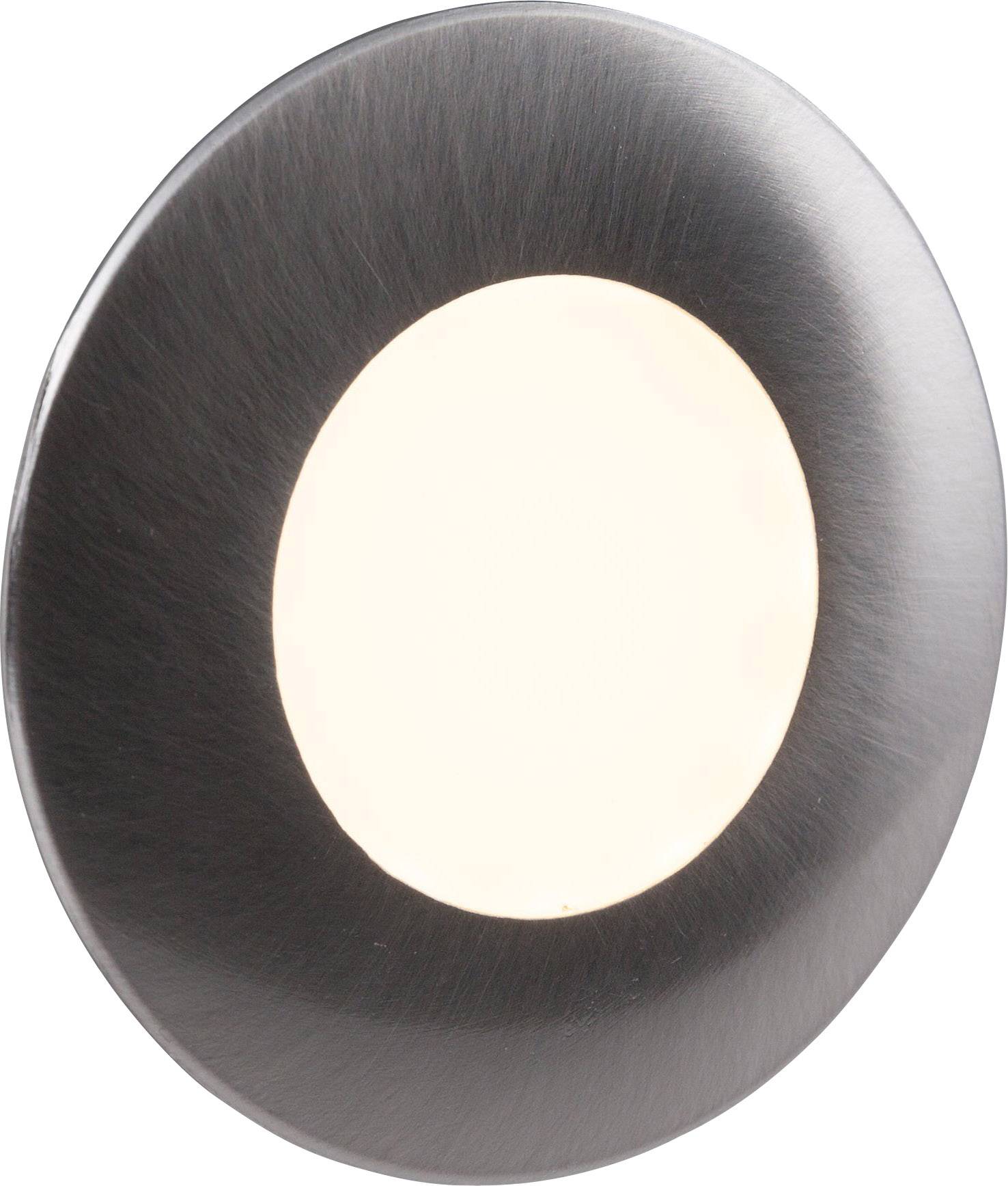 Heitronic 27692 Luminaire à LED encastrable LED LED intégrée 2 W acier inoxydable (brossé)