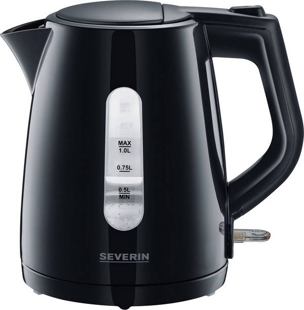 Severin WK 3410 Bouilloire protection contre la surchauffe noir Contenance: 1 l