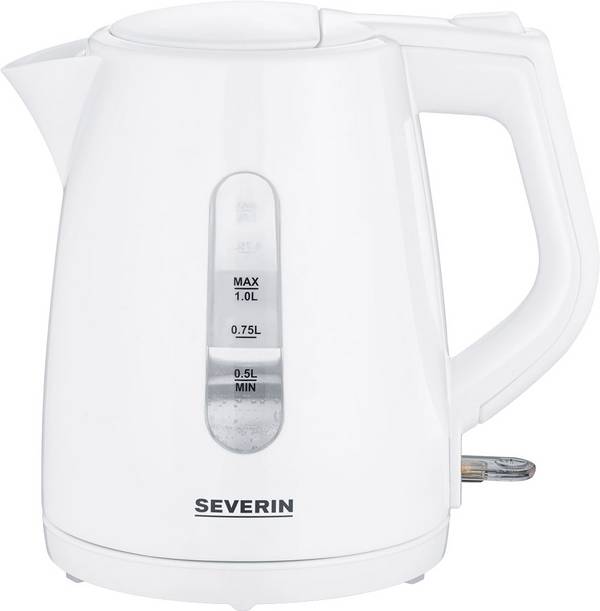 Severin WK 3411 Bouilloire protection contre la surchauffe blanc Contenance: 1 l
