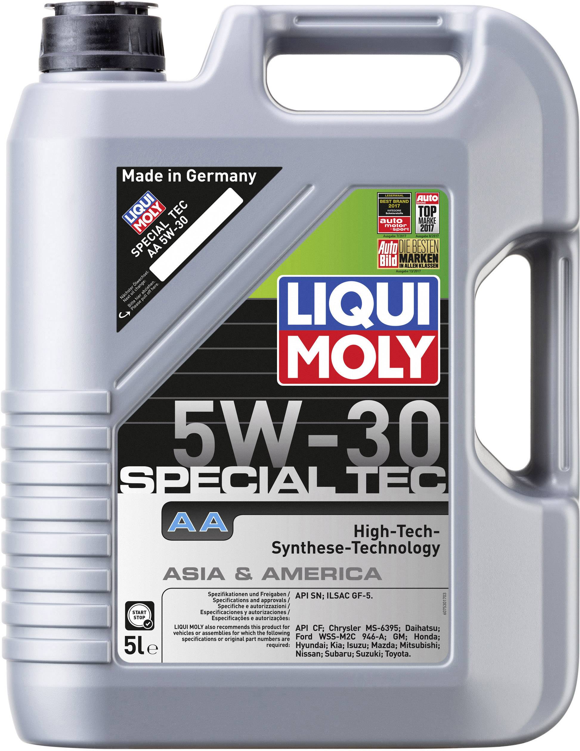 Liqui Moly SPECIAL TEC AA 5W-30 20954 Huile moteur 5 l