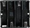 Takachi SN34S Support de pile 4x LR6 (AA) raccordement par empreinte pile 9V (L x l x H) 61.9 x 57.2 x 15 mm