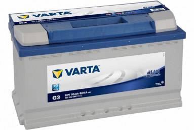 Varta Blue Dynamic G3 Batterie de voiture 12 V 95 Ah ETN 595 402 080 Type de pôle: T1