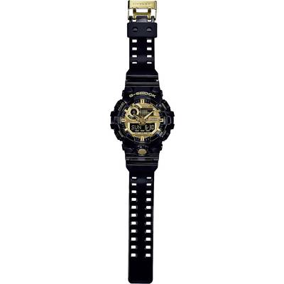 Casio à quartz Montre-bracelet GA-710GB-1AER (L x l x H) 57.5 x 53.4 x 18.4 mm noir Matériau du boîtier=Résine Matériau 