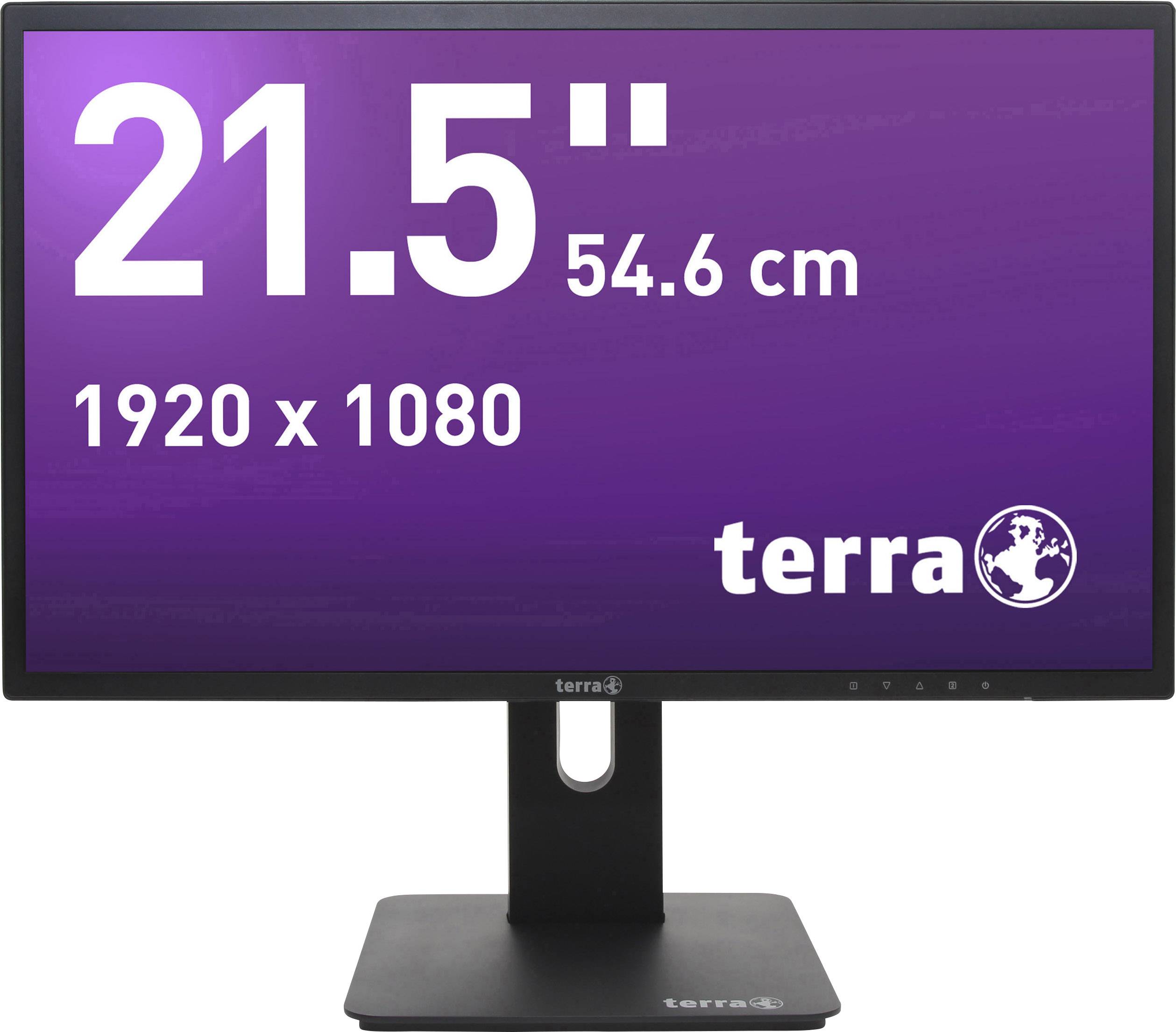 Moniteur LED Terra LED 2256W PV CEE D (A - G) 54.6 cm 21.5 pouces 1920 x 1080 pixels 16:9 5 ms DisplayPort, Audio-Line-i-1